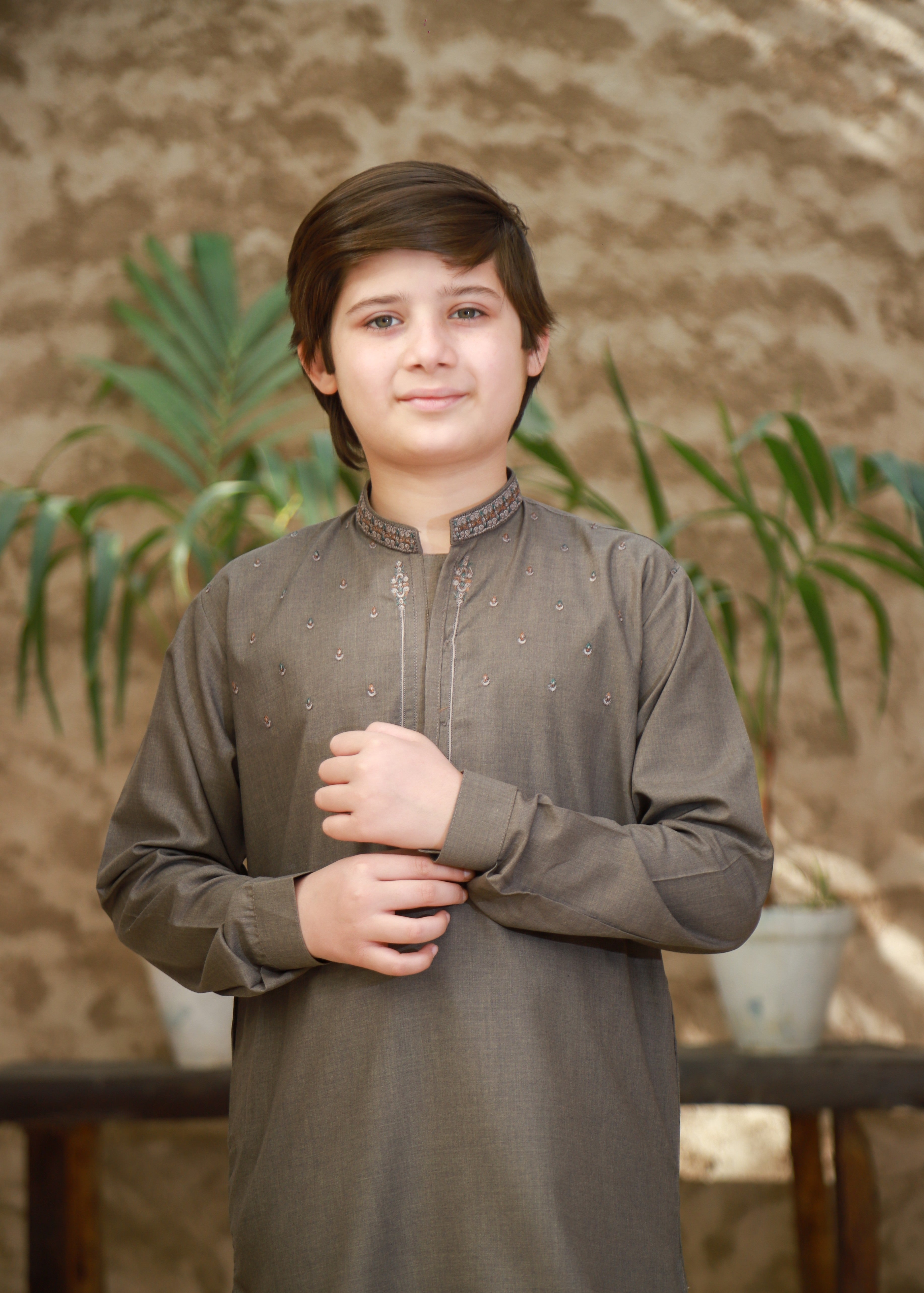 Almond Brown Kurta Trouser KT 135 Secondary image