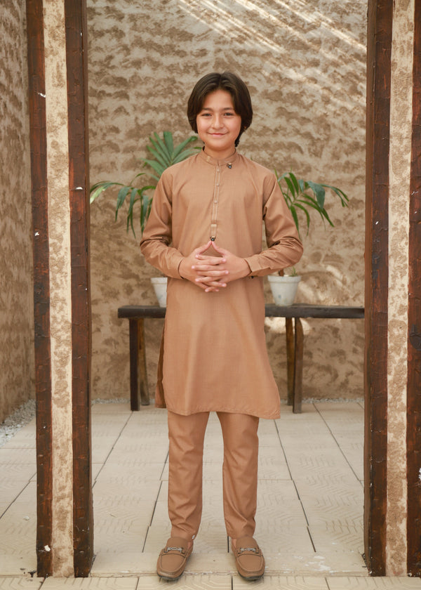 Sand Brown Kurta Trouser KT 136
