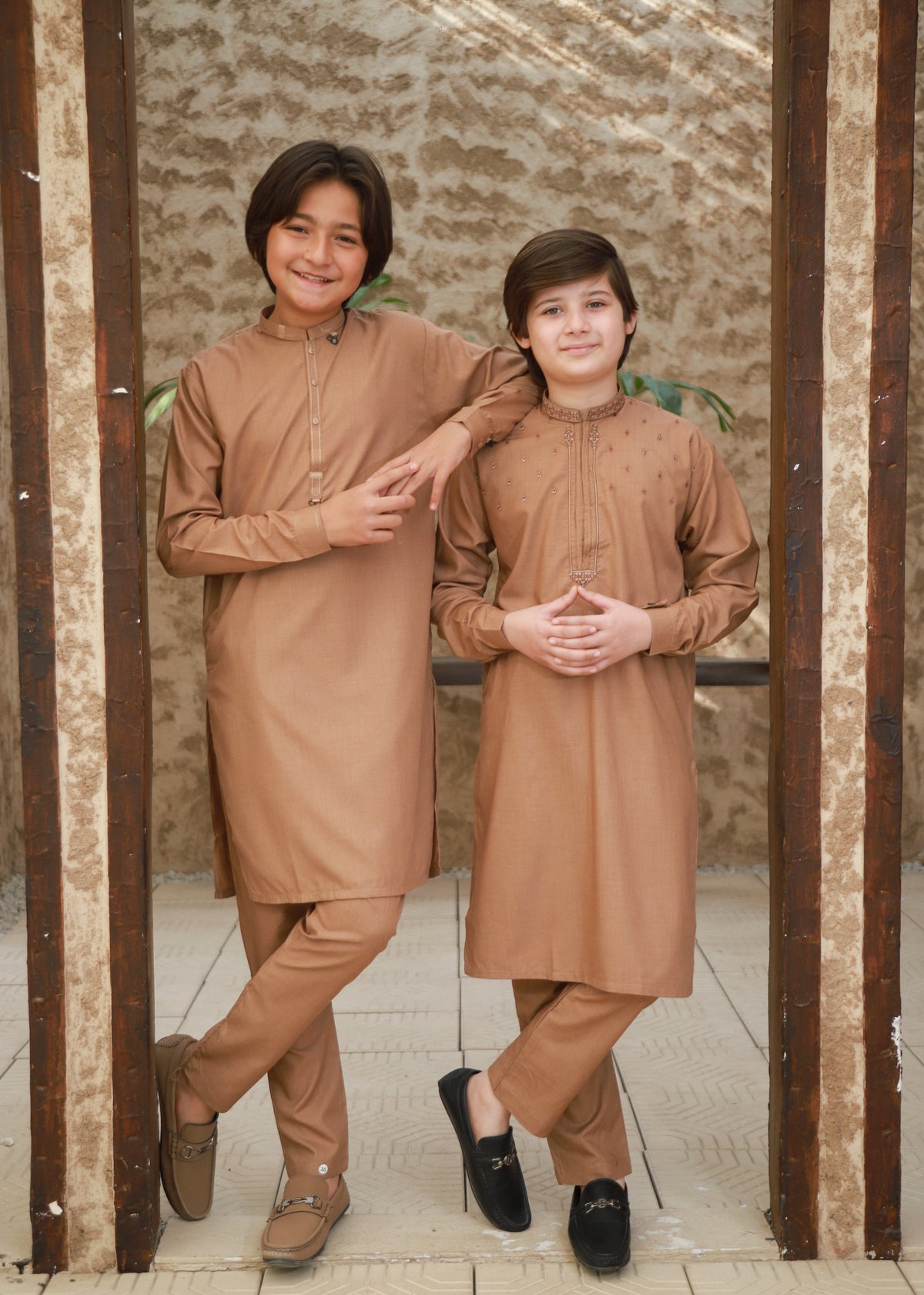 Sand Brown Kurta Trouser KT 136 Main image