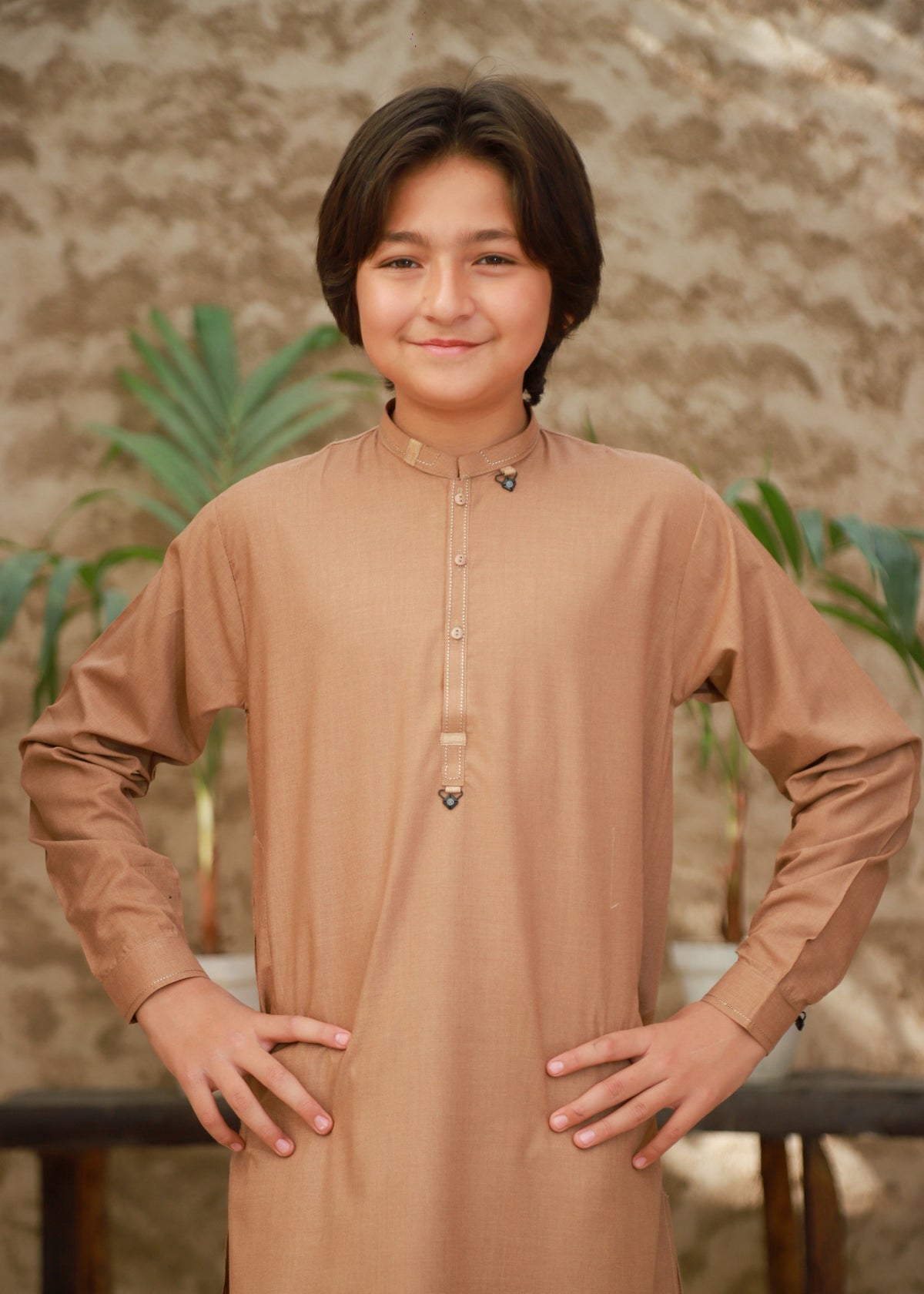 Sand Brown Kurta Trouser KT 136