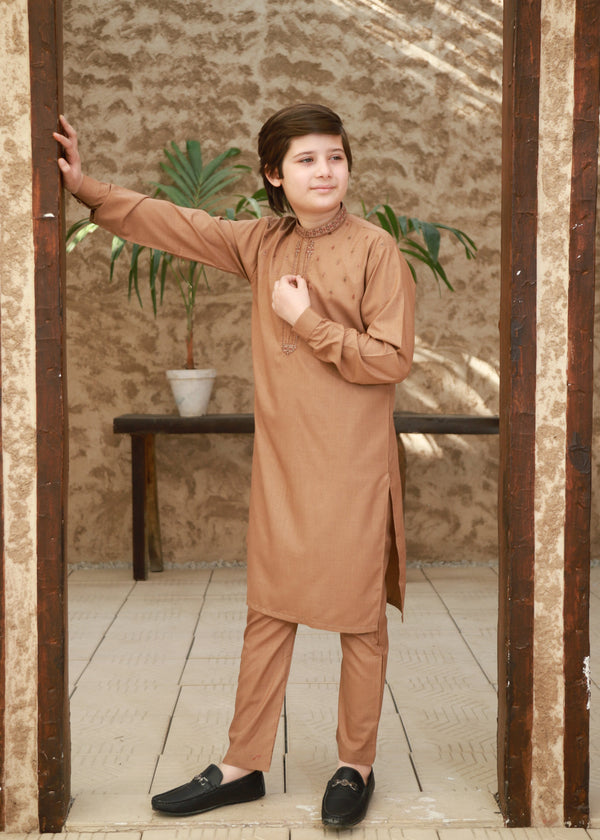 Sand Brown Kurta Trouser KT 137