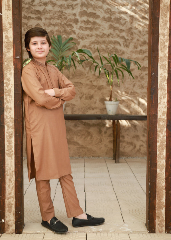 Sand Brown Kurta Trouser KT 137