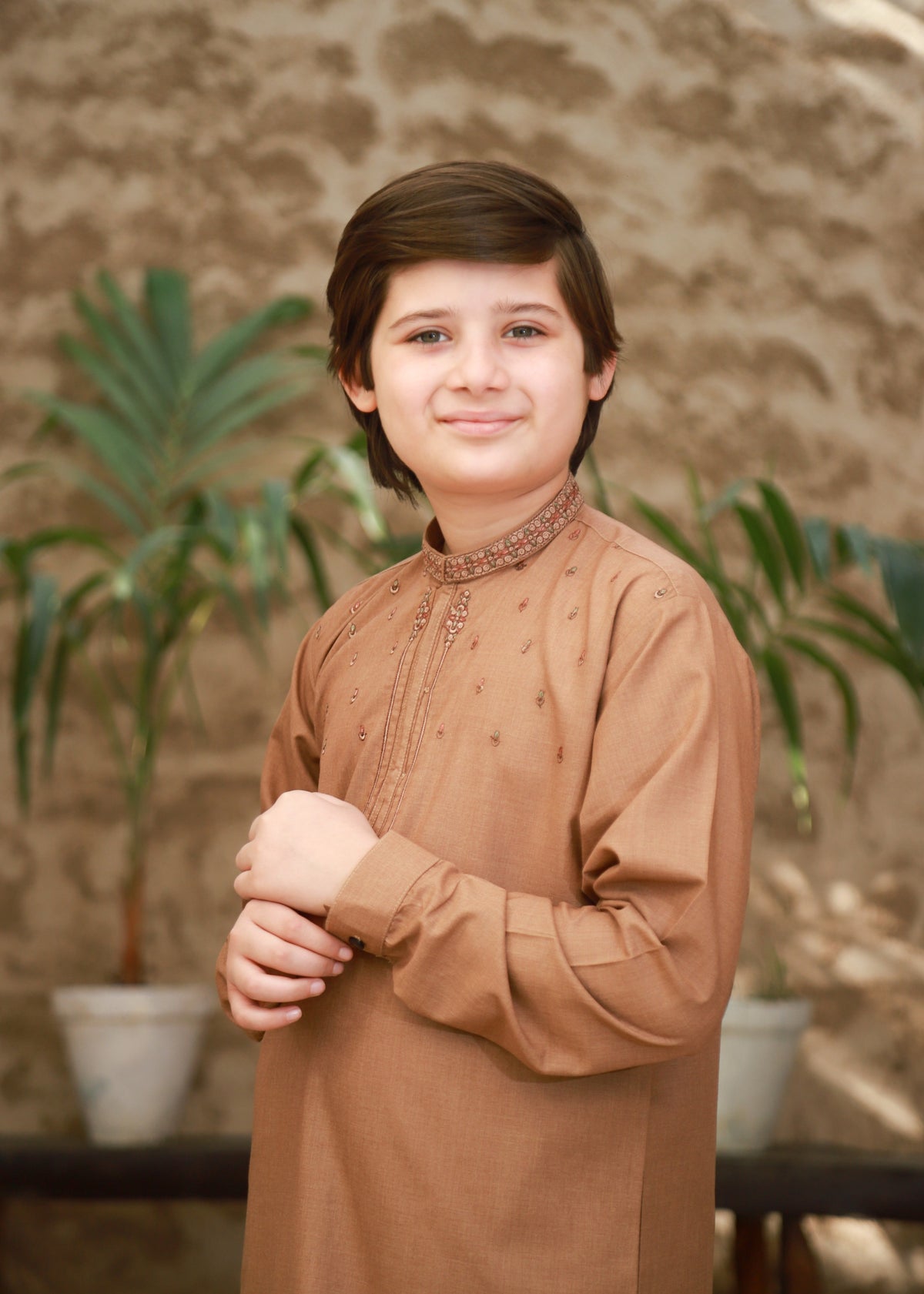 Sand Brown Kurta Trouser KT 137