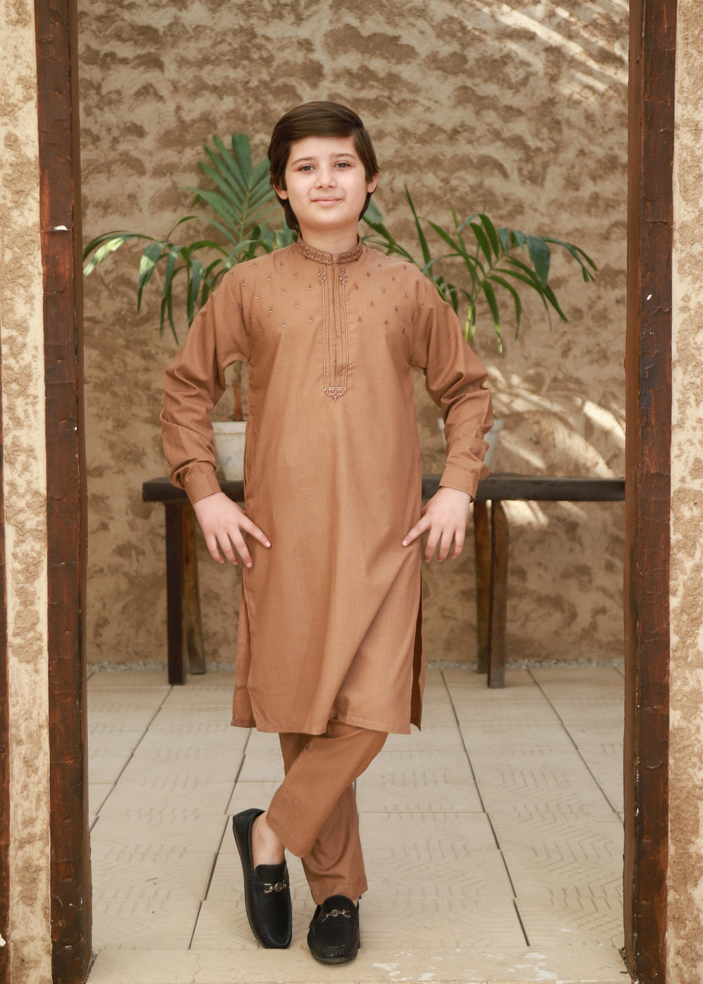 Sand Brown Kurta Trouser KT 137