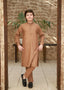 Sand Brown Kurta Trouser KT 137