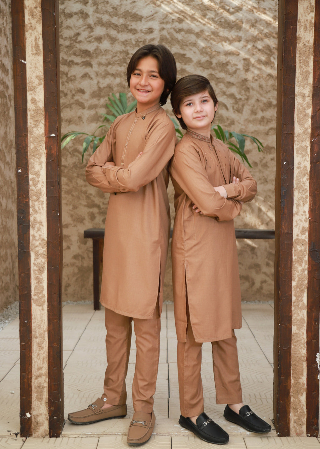 Sand Brown Kurta Trouser KT 137