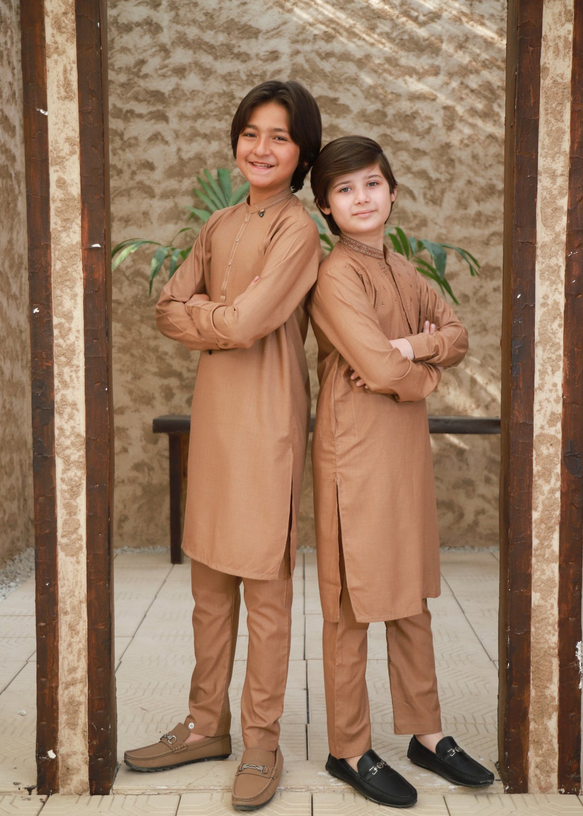 Sand Brown Kurta Trouser KT 137