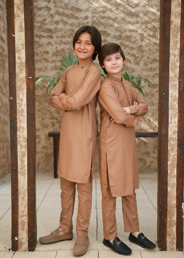 Sand Brown Kurta Trouser KT 137