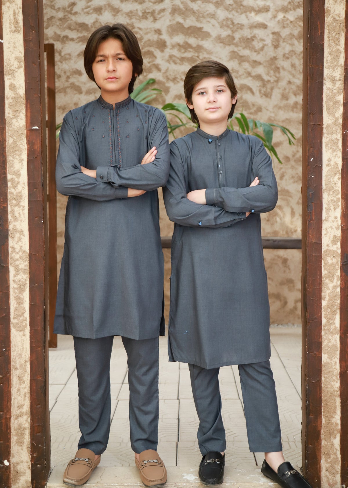 Steel Teal Kurta Trouser KT 139