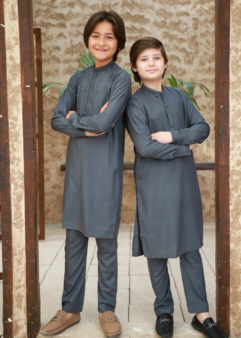 Steel Teal Kurta Trouser KT 139