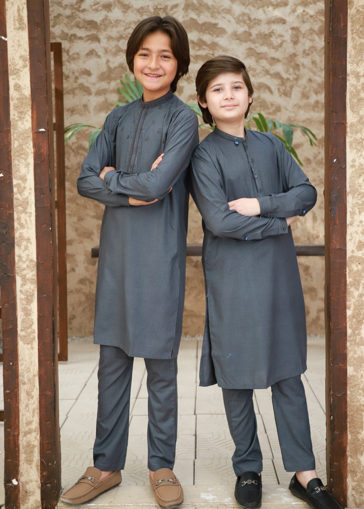 Steel Teal Kurta Trouser KT 139