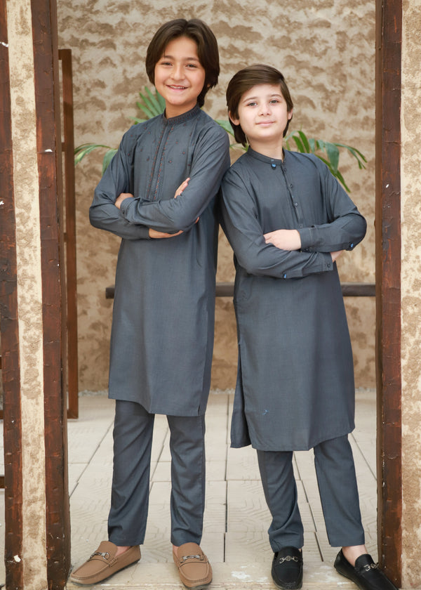 Steel Teal Kurta Trouser KT 139