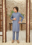 Shadow Blue Kurta Trouser KT 140