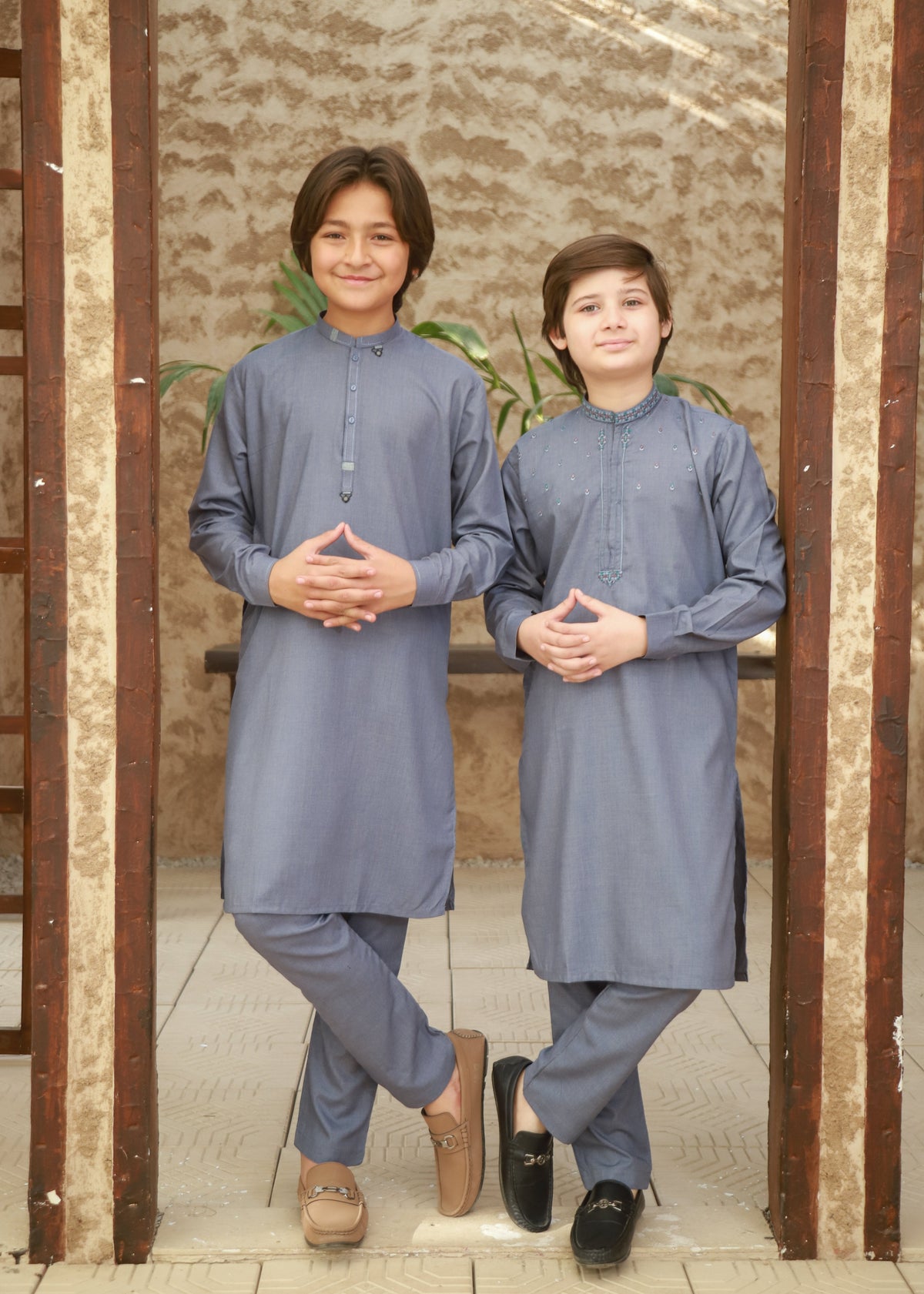 Shadow Blue Kurta Trouser KT 140 Main image