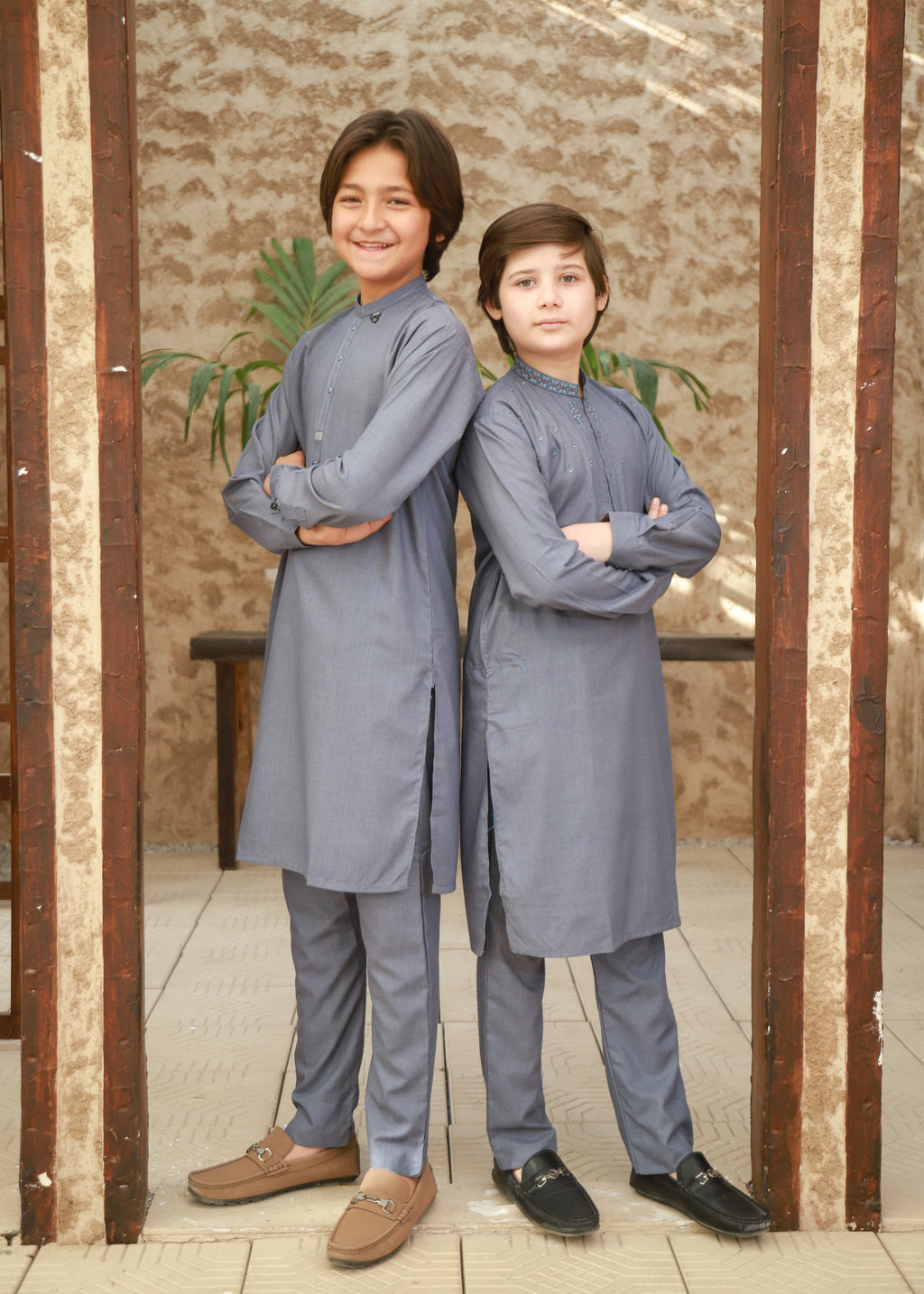 Shadow Blue Kurta Trouser KT 141