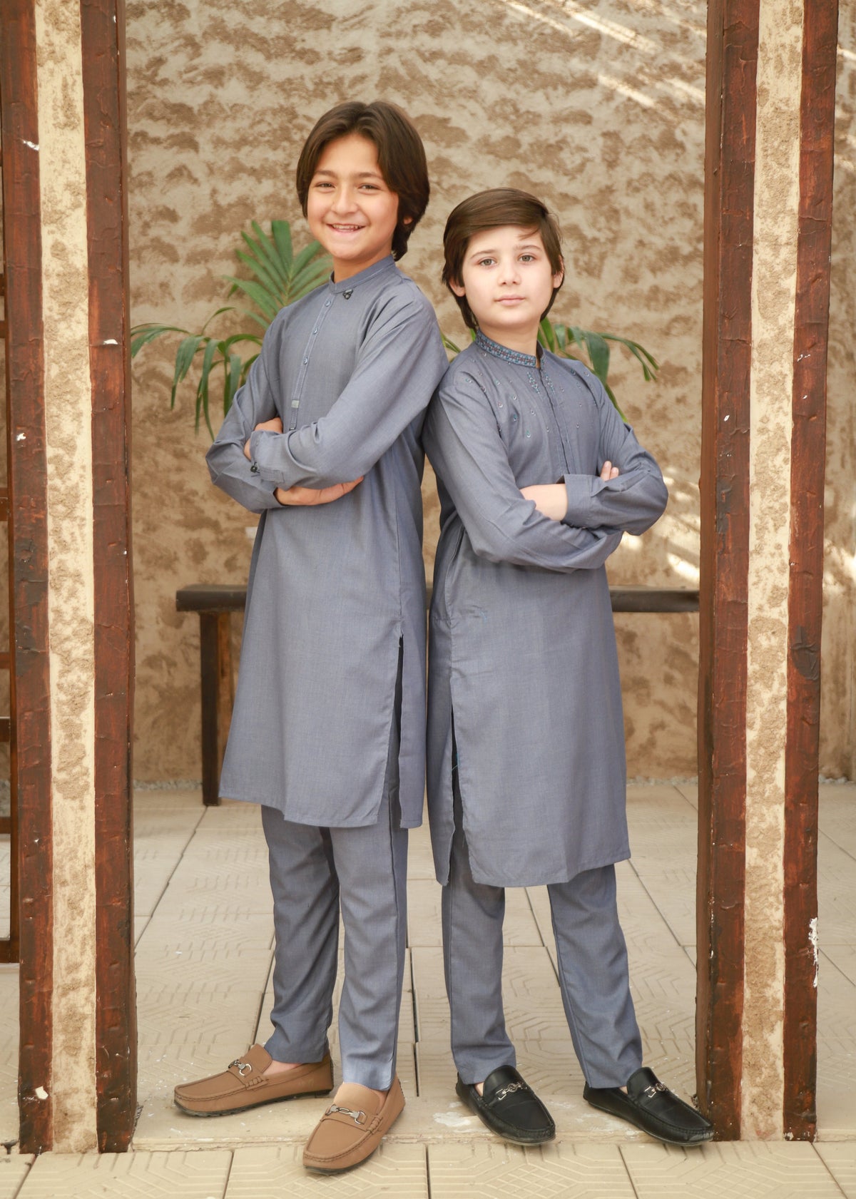 Shadow Blue Kurta Trouser KT 141