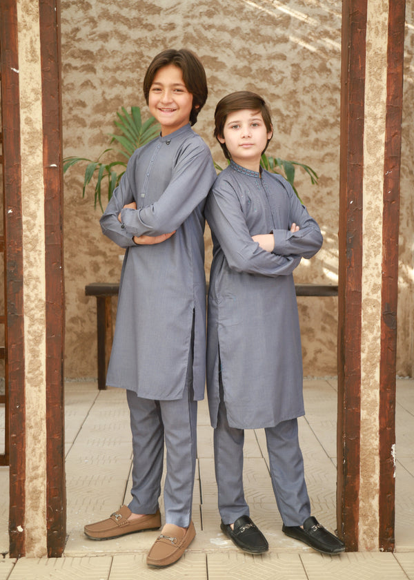 Shadow Blue Kurta Trouser KT 141