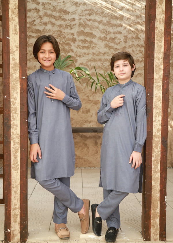 Shadow Blue Kurta Trouser KT 141