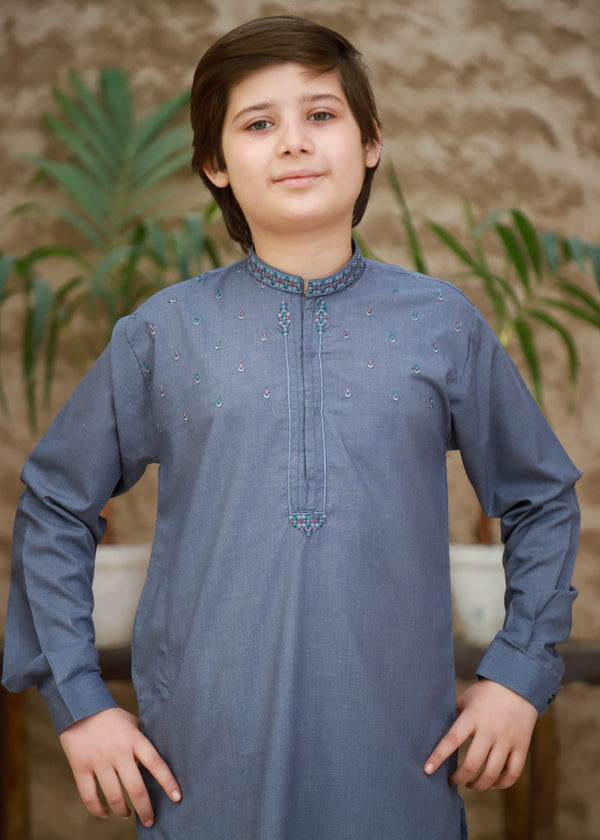 Shadow Blue Kurta Trouser KT 141