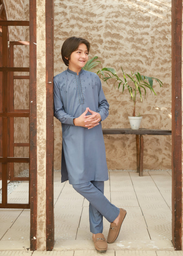 Cornflower Blue Kurta Trouser KT 142