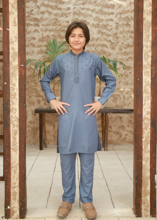 Cornflower Blue Kurta Trouser KT 142