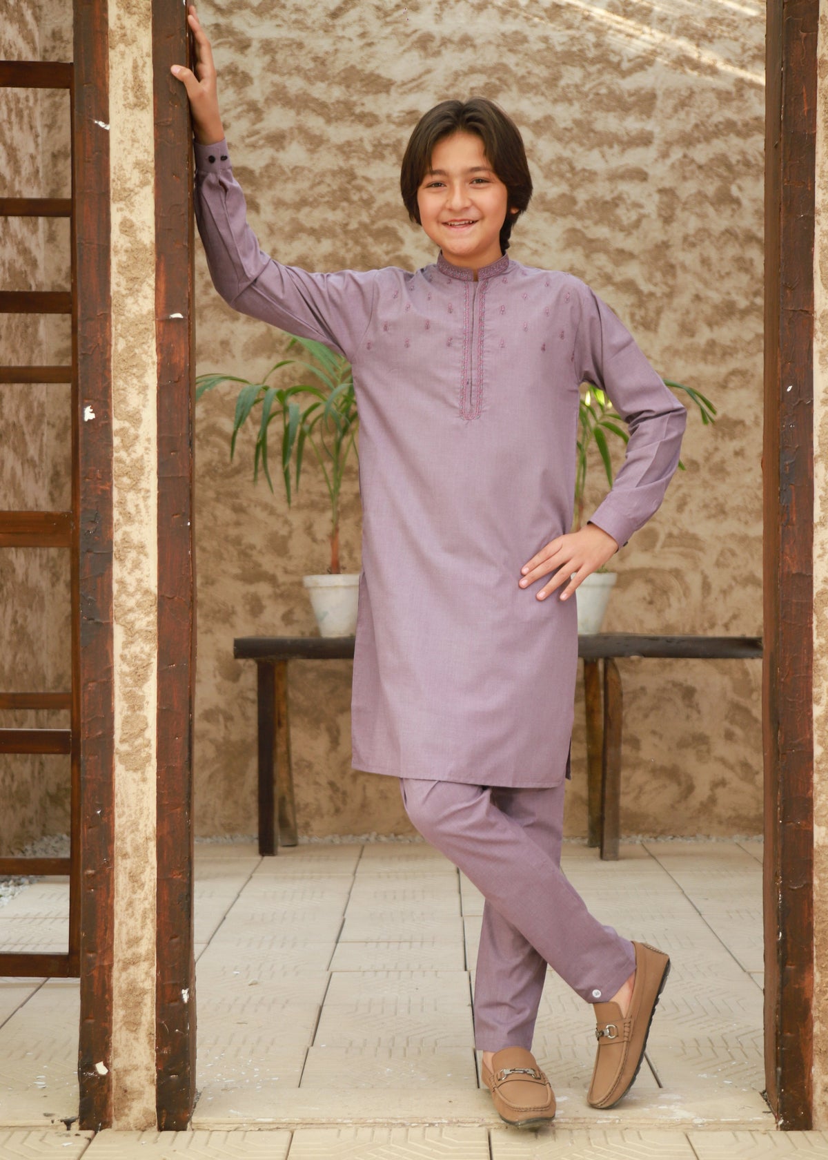 Mauve Kurta Trouser KT 144