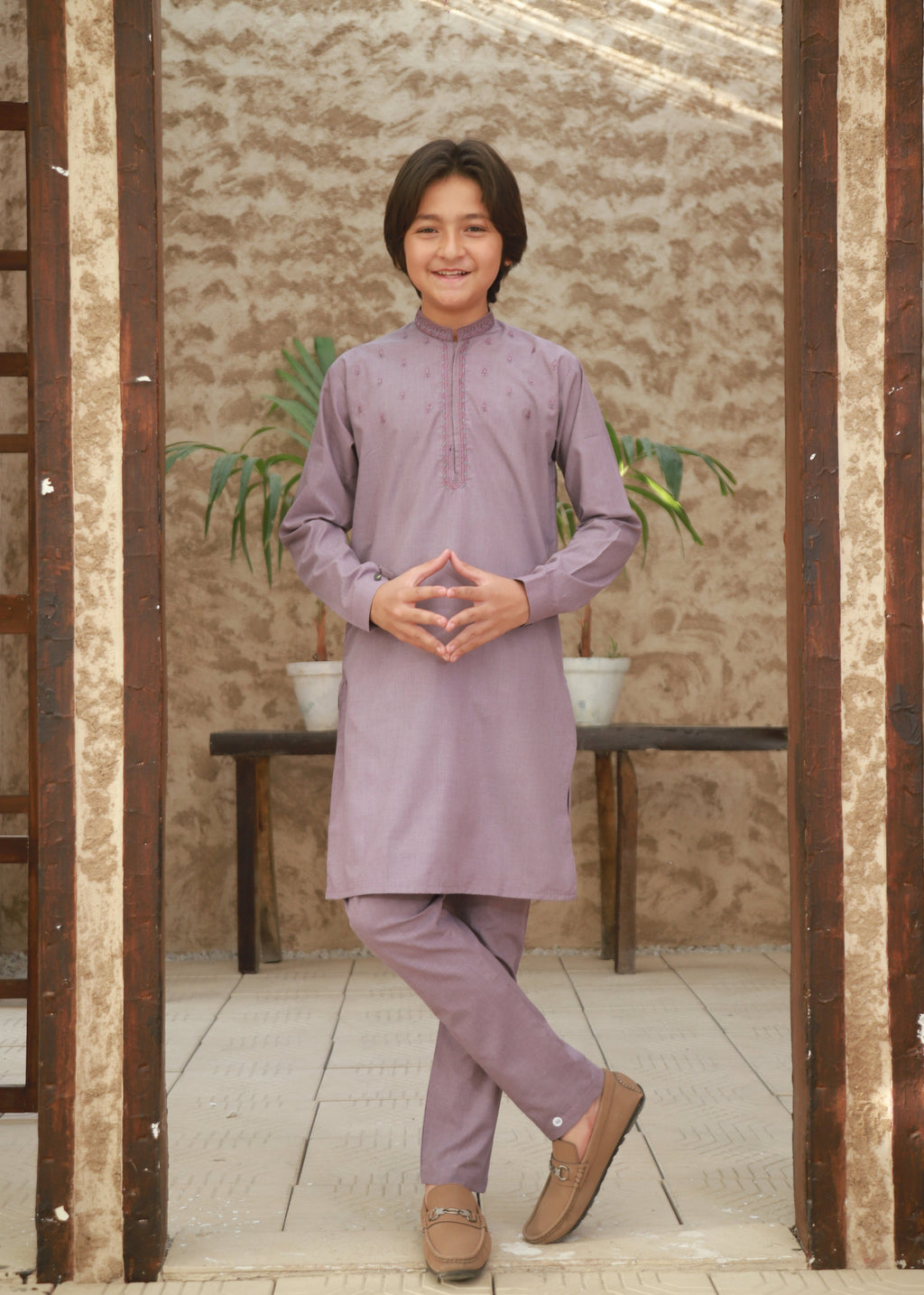 Mauve Kurta Trouser KT 144