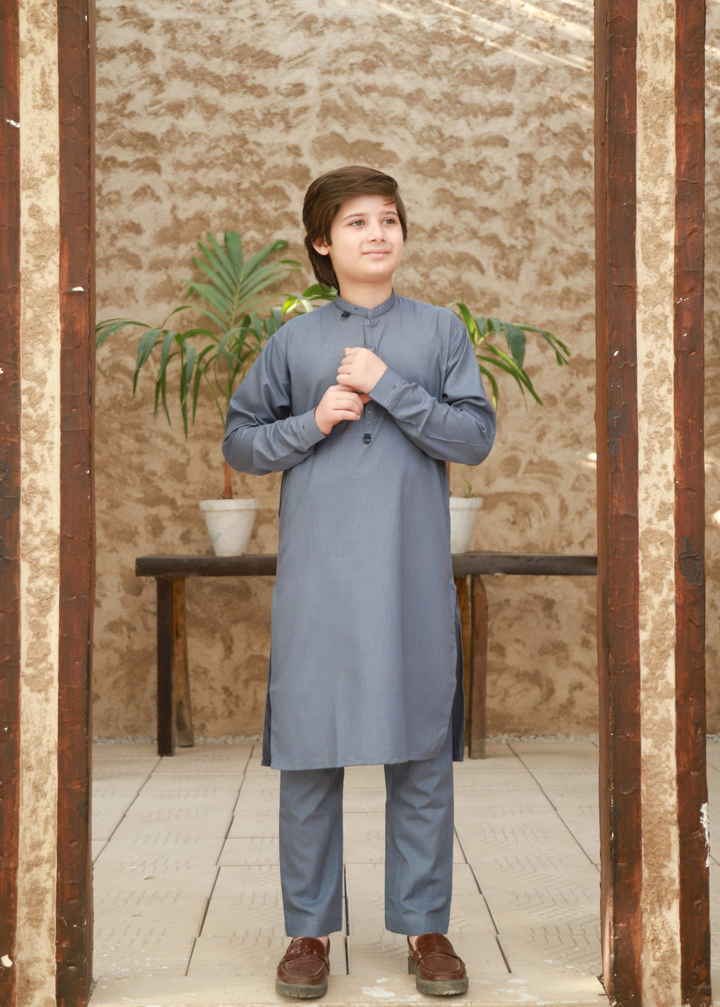 Grey Kurta Trouser KT 143