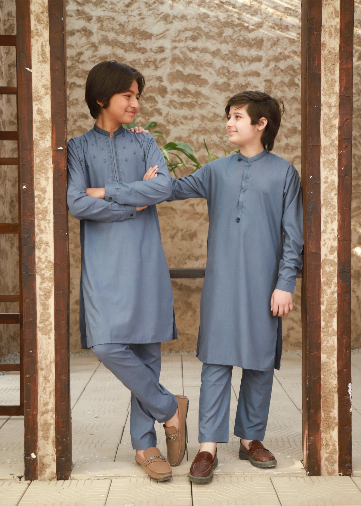 Grey Kurta Trouser KT 143