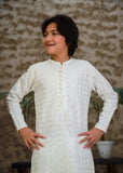 Cream Emb Kurta KT 148