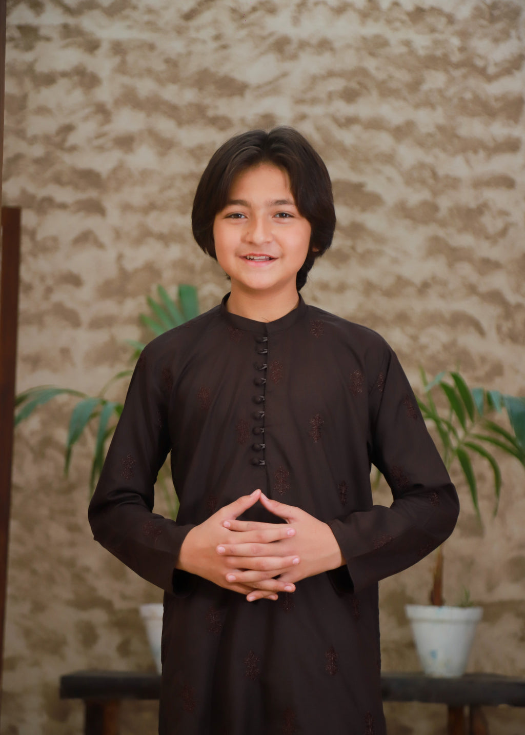 Dark Brown Kurta Trouser KT 149