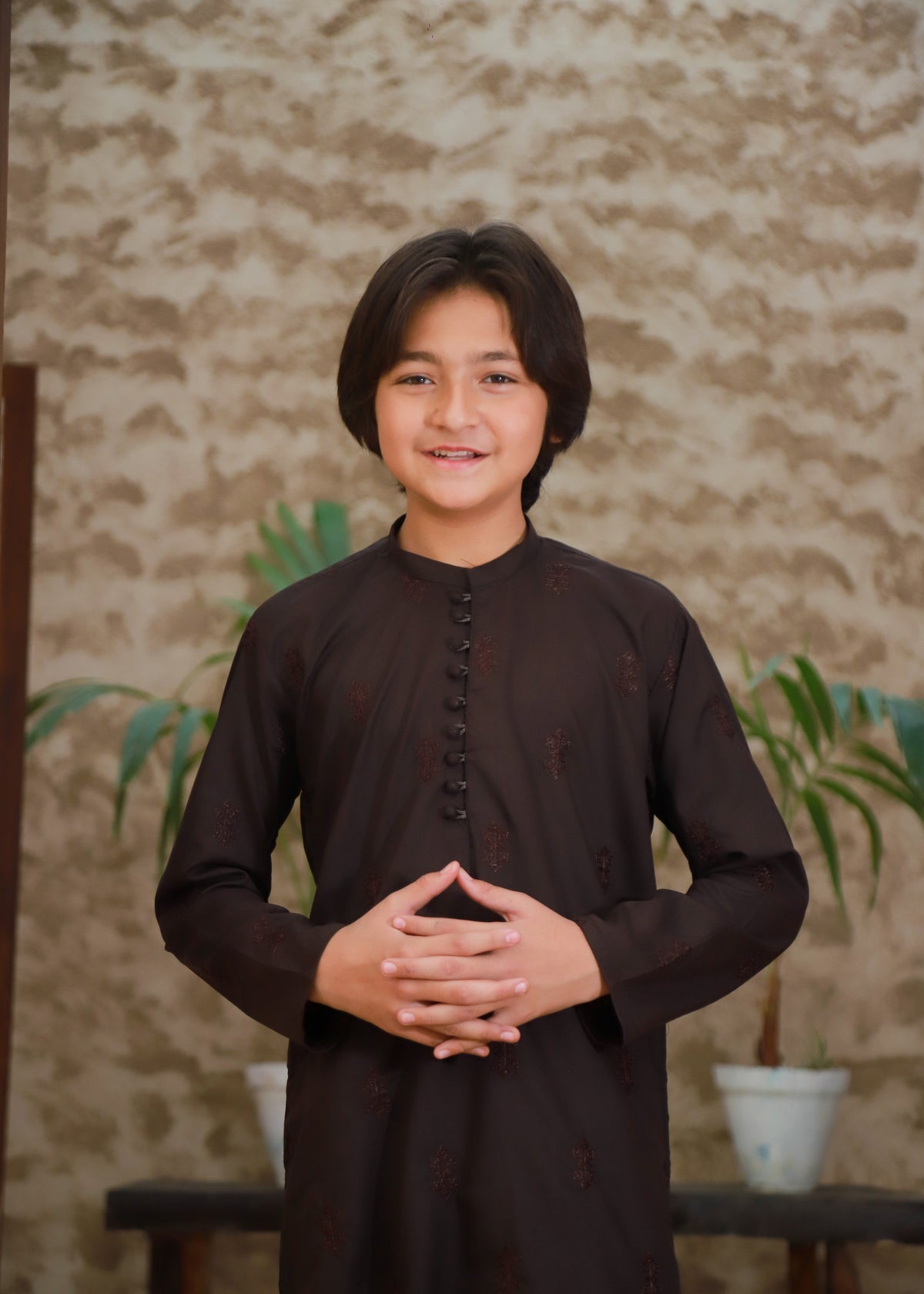 Dark Brown Kurta Trouser KT 149