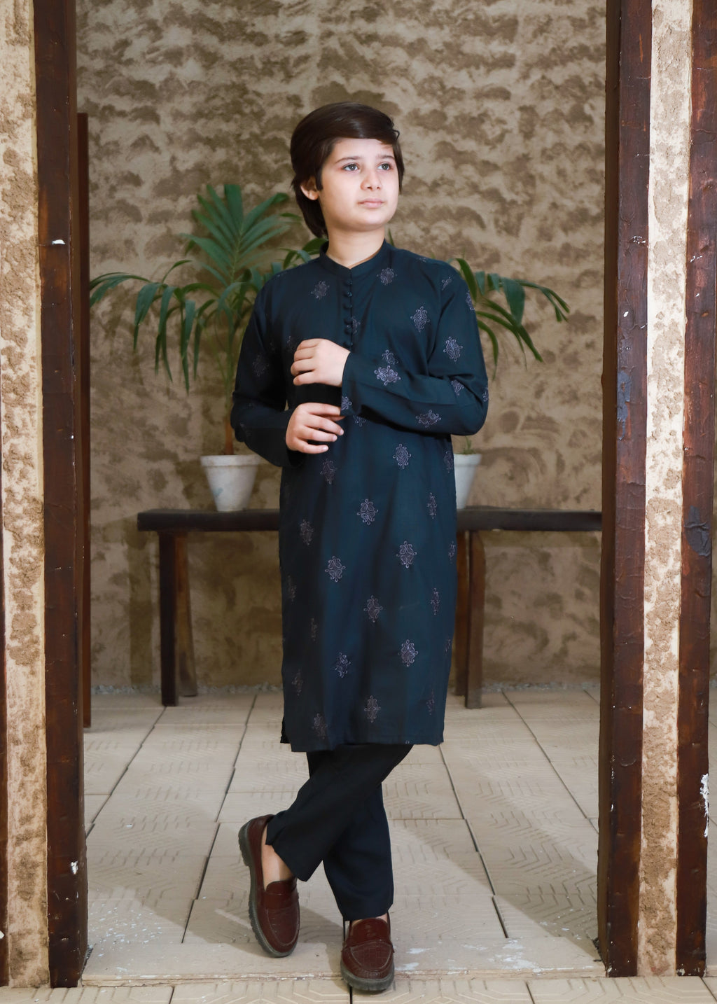 Pine Green Kurta Trouser KT 150