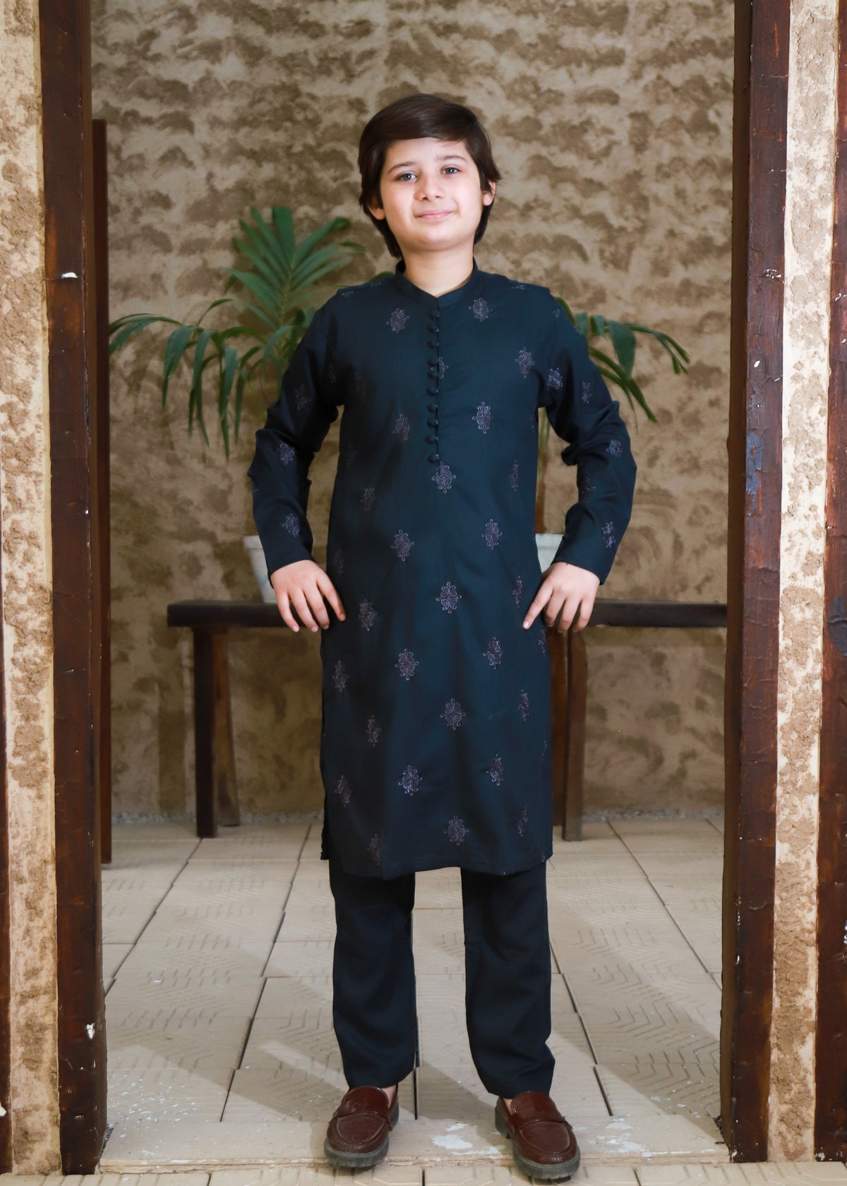 Pine Green Kurta Trouser KT 150 Main image