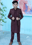 Purple Prince Coat Suit P35