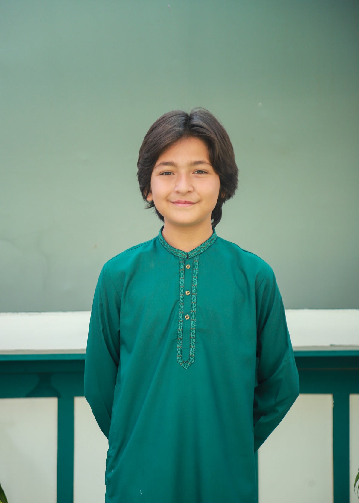 Green Kurta Trouser AH 061