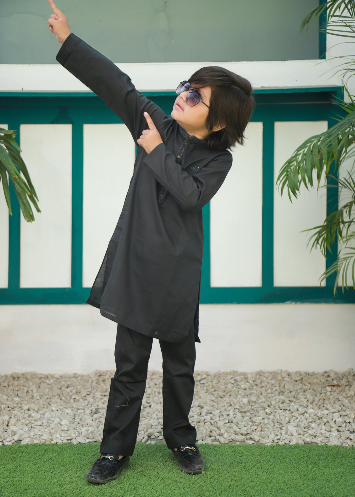 Raven Grey Kurta Trouser AH 065
