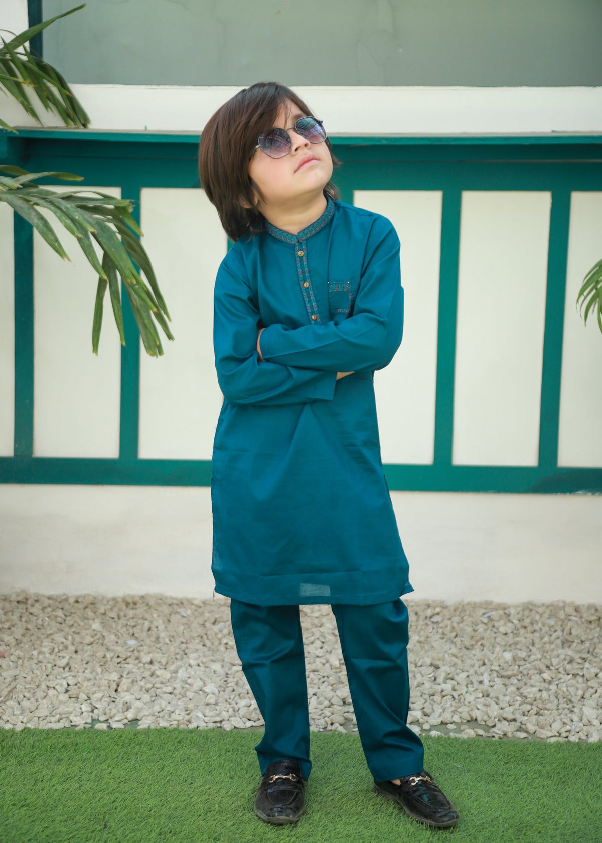 Sea Green Kurta Trouser AH 067