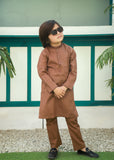 Camel Brown Kurta Trouser AH 068
