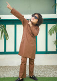 Camel Brown Kurta Trouser AH 068