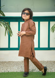 Camel Brown Kurta Trouser AH 068