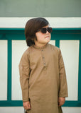 Tan Brown Kurta Trouser AH 070