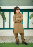 Tan Brown Kurta Trouser AH 070