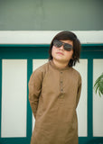 Tan Brown Kurta Trouser AH 070