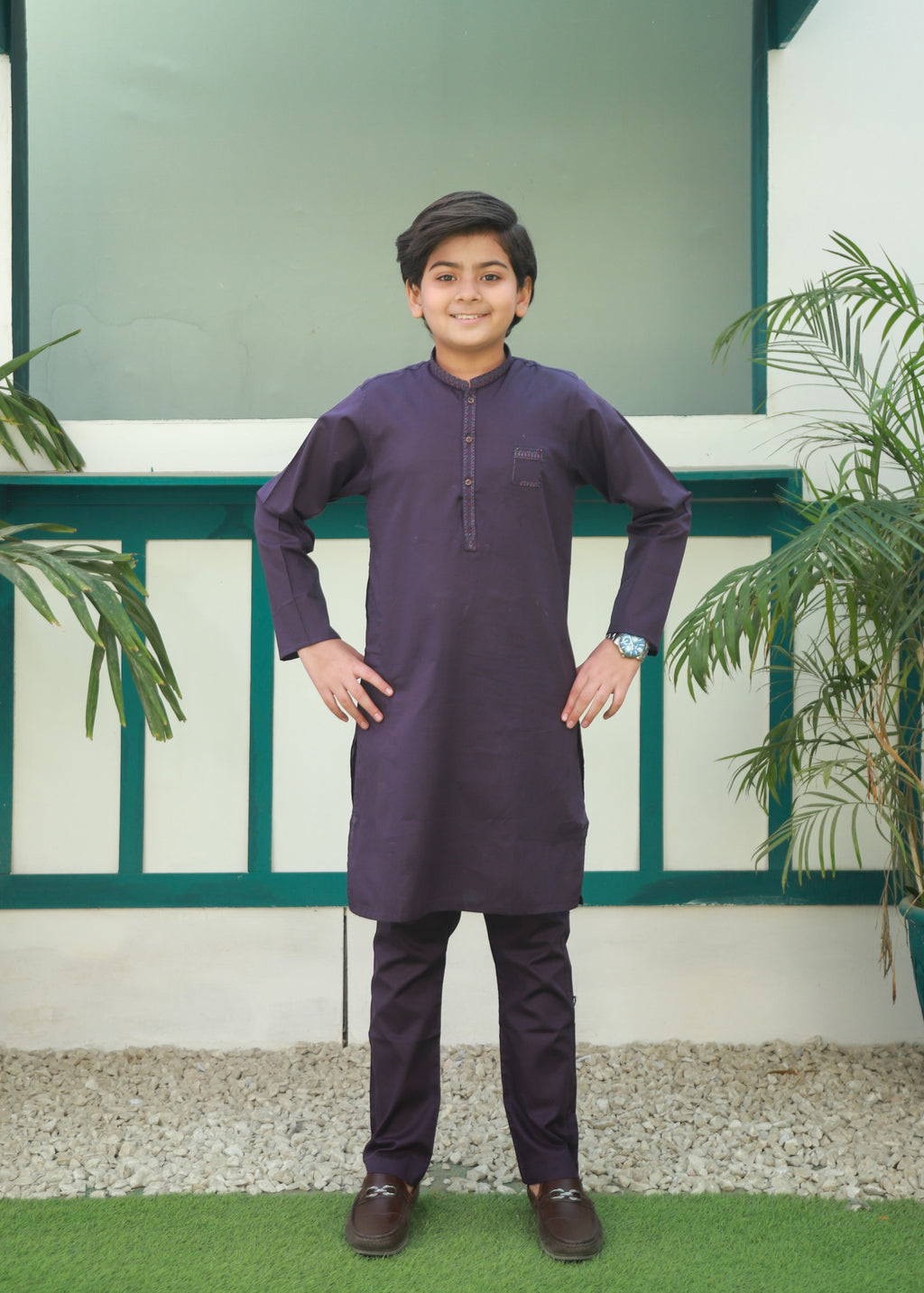 Purple Rain Kurta Trouser AH 071