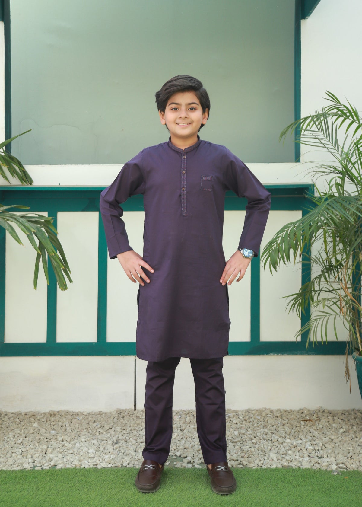 Purple Rain Kurta Trouser AH 071