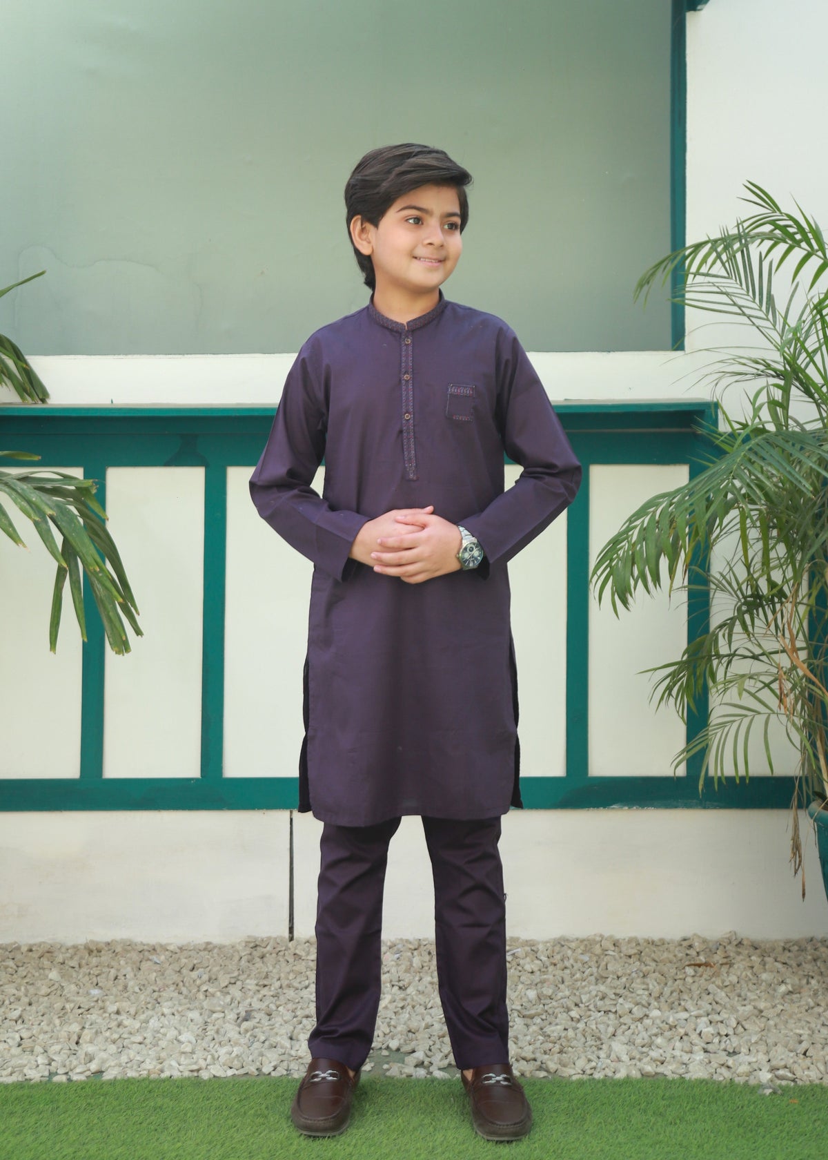 Purple Rain Kurta Trouser AH 071