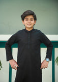 Charcoal Black Kurta Trouser AH 072