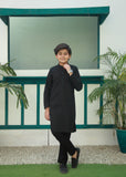 Charcoal Black Kurta Trouser AH 072
