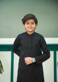 Charcoal Black Kurta Trouser AH 072